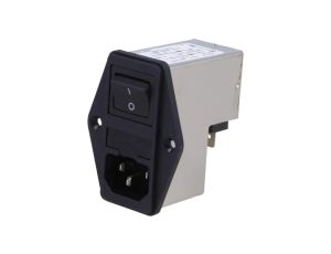 Złącze zasilające AC gniazdo męskie 10A 250VAC IEC 60320 4304.4025