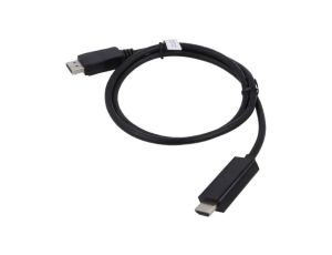 Kabel DisplayPort 1.2 DisplayPort wtyk z obu stron 1m czarny AK-340303-010-S
