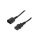 AK-440201-050-S Kabel IEC C13 żeński IEC C14 męski 5m 10A 250V