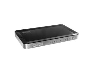 Przełącznik/Matrix HDMI Full HD 3D, HDCP, 4/2-porty, z pilotem DS-48300