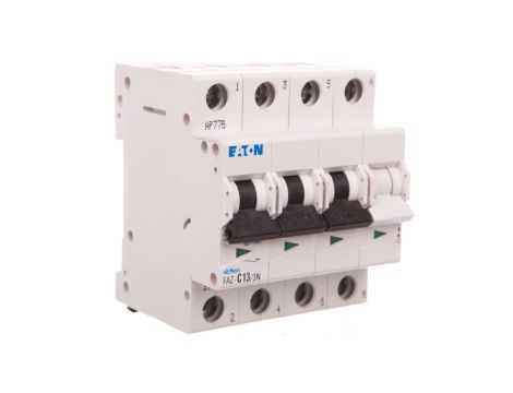 Wyłącznik nadprądowy 3P+N C 13A 15kA AC FAZ-C13/3N 278973
