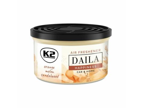 K2 DALIA ODŚWIEŻACZ POWIETRZA  HAPPINESS, POMARAŃCZA, MELON, DRZEWO  68g