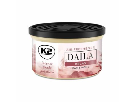 K2 DALIA ODŚWIEŻACZ POWIETRZA  RELAX,  KADZIDŁO, DYM, PACZULA 68g