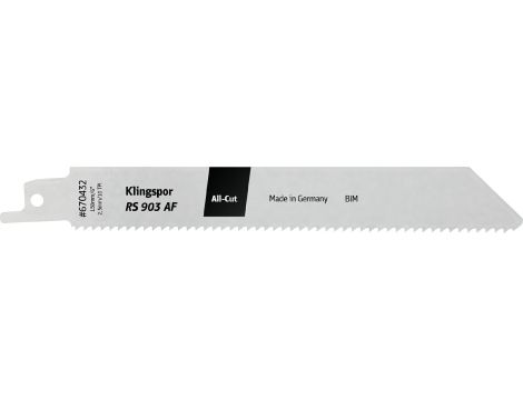 KLINGSPOR BRZESZCZOT DO PIŁY SZABLASTEJ 200x19x0,9mm RS 903 AF /5szt.