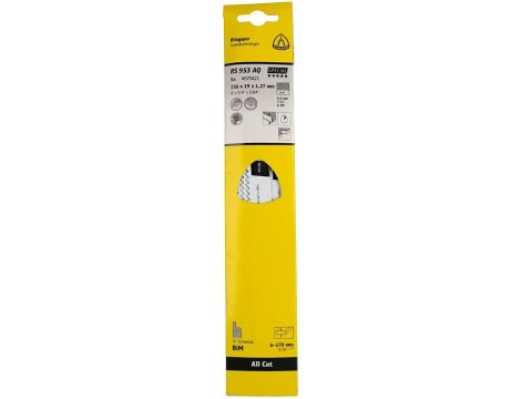 KLINGSPOR BRZESZCZOT DO PIŁY SZABLASTEJ 230x19x1,27mm RS 953 AQ /5szt.
