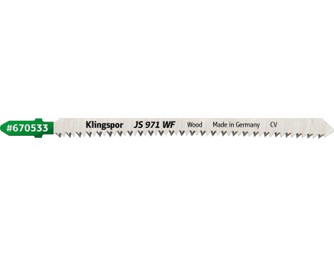 KLINGSPOR BRZESZCZOT DO WYRZYNARKI 132x8x1,45mm JS 971 WF /5szt.