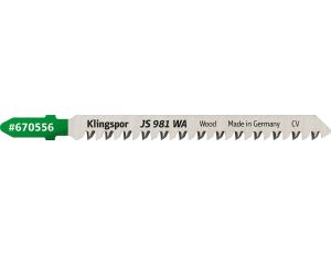 KLINGSPOR BRZESZCZOT DO WYRZYNARKI 130x8x1,7mm JS 981 WA /5szt.