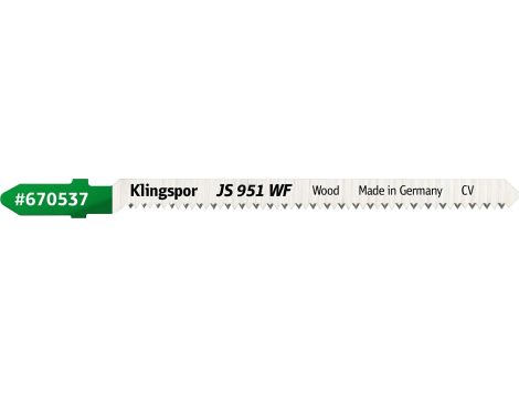 KLINGSPOR BRZESZCZOT DO WYRZYNARKI 100x8x1,45mm JS 951 WF /5szt.