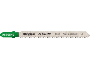 KLINGSPOR BRZESZCZOT DO WYRZYNARKI 100x8x1,45mm JS 601 WF /5szt.