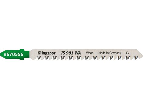 KLINGSPOR BRZESZCZOT DO WYRZYNARKI 170x8x1,7mm JS 981 WA /5szt.