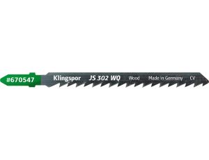 KLINGSPOR BRZESZCZOT DO WYRZYNARKI 130x8x1,25mm JS 302 WQ /5szt.