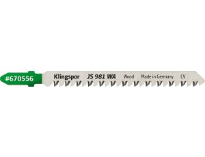 KLINGSPOR BRZESZCZOT DO WYRZYNARKI 100x8x1,7mm JS 981 WA /5szt.