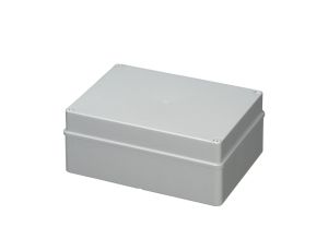 Puszka natynkowa samogasnąca gładka z pokrywą 960 stopni C seria 410A IP56 300x220x120 szara EC410C8A /opak. 6/