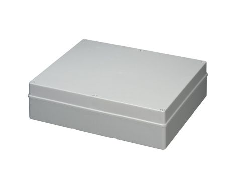 Puszka natynkowa samogasnąca gładka z pokrywą 960 stopni C seria 410A IP56 460x380x120 szara EC410C10A /opak. 4/
