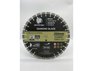 TARCZA DIAMENTOWA 350mm SEGMENT TURBO CUT INDIAN PROFESSIONAL 15mm