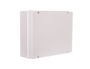 Puszka gładka z pokrywą 120 C Poliwęglan seria 480380x300x120szara EC480C9 /opak. 4/