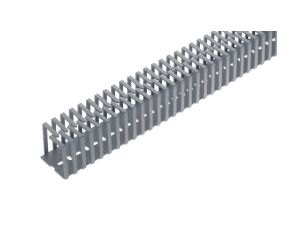 Korytko grzebieniowe elestyczne mocowane śrubami 25x25x500 szare /0.5m/ EC23404 /opak. 70/