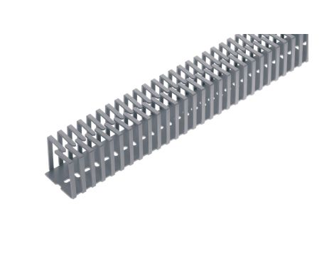 Korytko grzebieniowe elestyczne mocowane śrubami 25x25x500 szare /0.5m/ EC23404 /opak. 70/