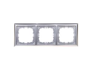 KOS66 Ramka potrójna aluminium 664083