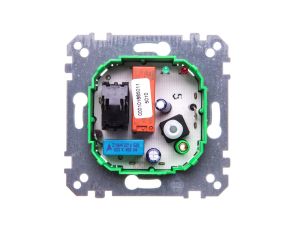 Merten Regulator temperatury ogrzewania podłogowego z łącznikiem 230V 10A 10-50st.C IP20 MTN537100