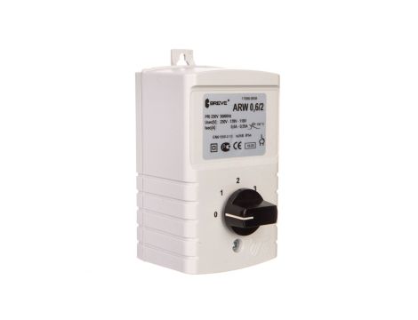 Regulator prędkości obrotowej 1-fazowy ARW 0,6/2 230V 0,6A IP54 17886-9938
