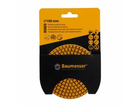 DISTAR DYSK DIAMENTOWY POLERSKI BAUMESSER STANDARD 100 x 3 x 15 ?3000