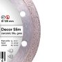 DISTAR TARCZA DIAMENTOWA DECOR SLIM 125 x 1,2 x 8 x 22,23mm - 3