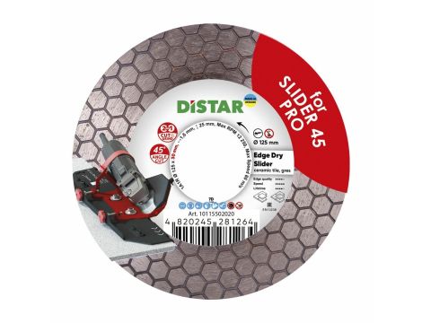 DISTAR TARCZA DIAMENTOWA EDGE DRY SLIDER 125 x 1,6 x 25 x 30