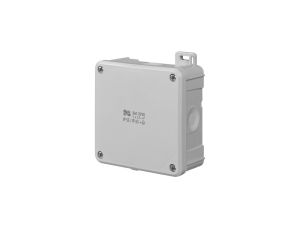 Puszka hermetyczna n/t 2K 98x98x46mm (4xPG13,5mm IP68) z 5x2,5mm2 IP55/IP68 szara 0290-81