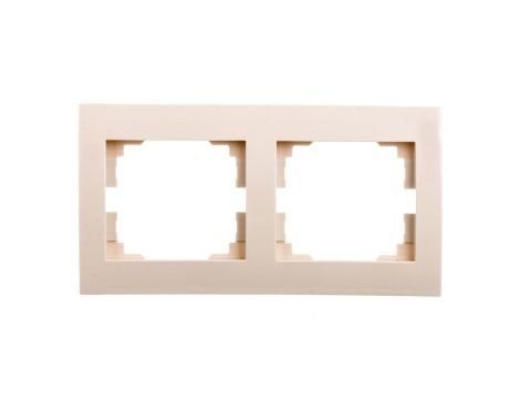 LOGI Ramka podwójna pozioma Kremowy 021470003 25177