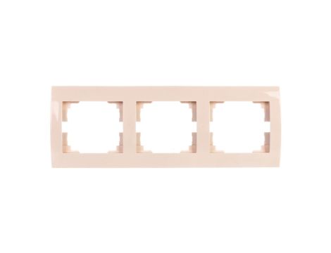 LOGI Ramka potrójna pozioma Kremowy 021480003 25178
