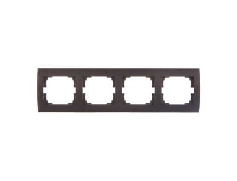 LOGI Ramka poczwórna pozioma Grafit 021490041 25297