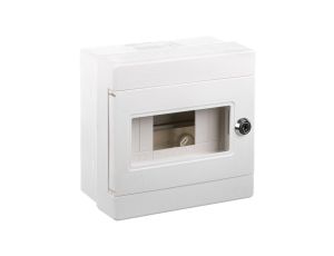 Rozdzielnica modułowa Alfa 2 1x7 modułów zamek+szyba IP44 ALFA 2 Z ALFA 7S ZSZ 5-405