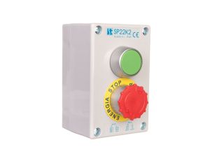 Kaseta kompletna 2-otworowa z napędem KZ,B I 1 przepust M20 IP65 SP22K2\04-1