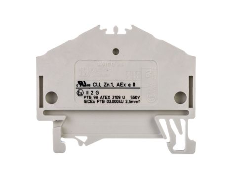 Złączka szynowa 4-przewodowa 2,5mm2 jasnoszara 280-996 /100szt./