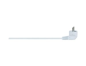 Przewód przyłączeniowy z wtyczką kątową OWY (H05VV-F) 3x1,5mm2 - 3m - biały