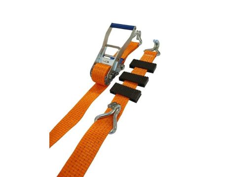PAS DO LAWET Z KOSTKAMI 3m / 50mm HAKI PODWÓJNE - 2