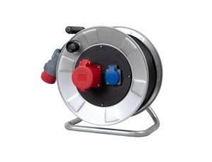 Przedłużacz siłowy na bębnie metalowym BORDO-320 32A 5p, 230V, wt.32/5 OPD 5x4 /25m/