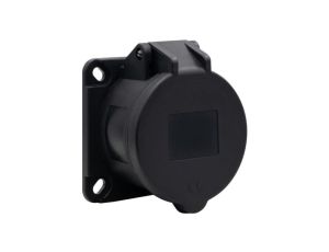 Gniazdo tablicowe proste 16A 5p 380V-415V /FE/ IP44 czarne