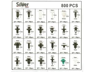 SPINKI KOŁKI DO TAPICERKI 800szt SILVER - image 2