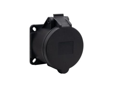 Gniazdo tablicowe proste 32A 5p 380V-415V /FE/ IP44 czarne