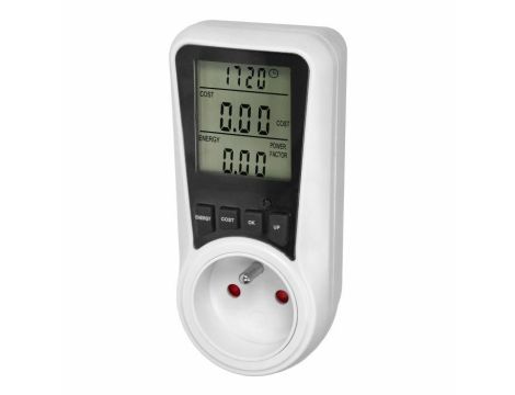 ORNO WATOMIERZ DWUTARYFOWY Z WYŚWIETACZEM LCD
