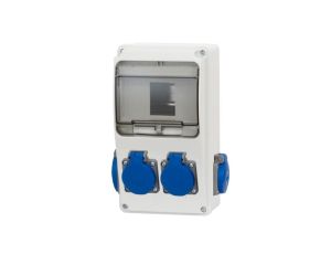 Rozdzielnica LAGO 6M - gniazda 4x230V /6 modułów/