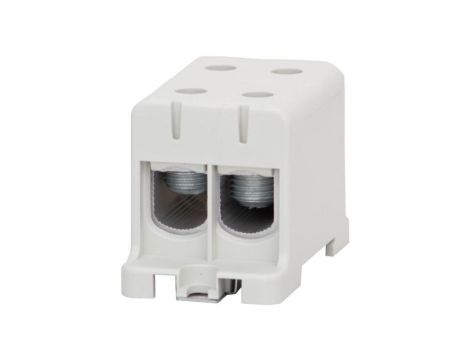 Złączka szynowa ZU 1-torowa (2x95/2x95mm2) Al/Cu - szara
