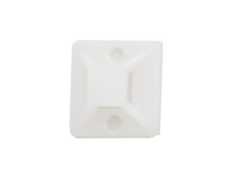 Element mocujący opaski 25x25 mm biały - op. 50szt.