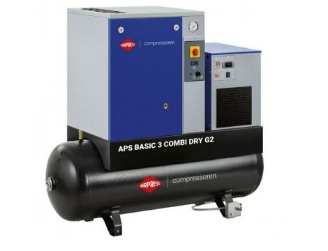 KOMPRESOR AIRPRESS ŚRUBOWY APS 3 BASIC G2 COMBI DRY 10BAR/200L