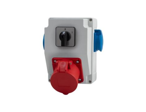 Rozdzielnia RS-KOMBI - gniazda 32A 5p, 2x230V, 0/1(32A)