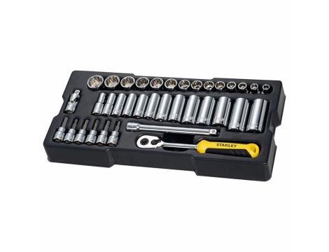 STANLEY ZESTAW KLUCZY  36el. 3/8" TRANSMODULE