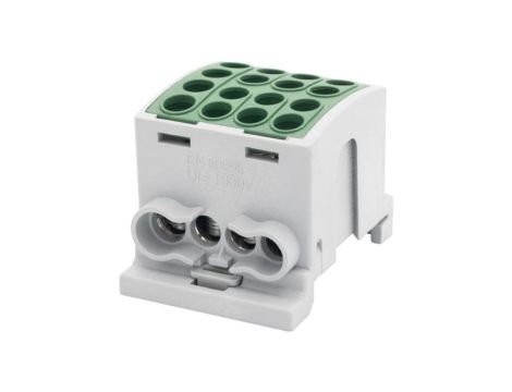 Zacisk odgałęźny HLK 100A-4 (1x25,3x16 / 1x25,3x16) Al/Cu - zielony