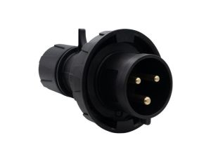 Wtyczka przemysłowa - przenośna 32A 3p 200V-250V /FE/ IP67 czarna